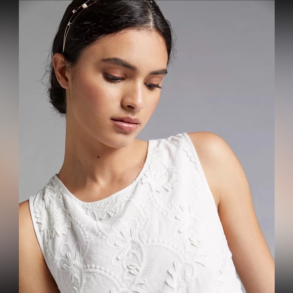 Anthropologie Crochet-Back Blouse - Picture 3 of 5